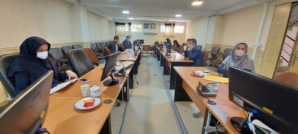 چهارمین جلسه کمیته خدمات اجتماعی از  مجموعه زیر کمیته های "ساغ  "درراستای بروز رسانی سند جامع سلامت استان